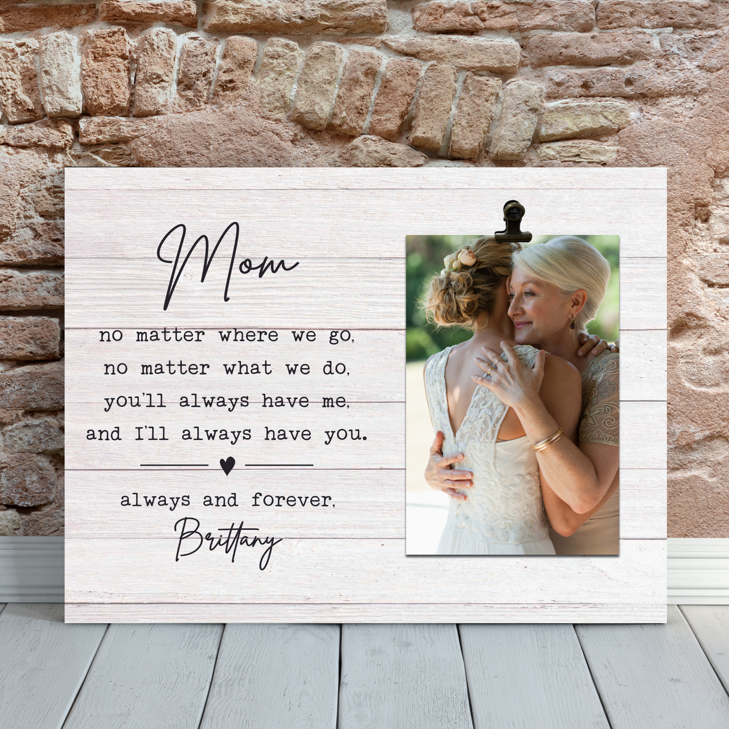 Picture Frame for Mom | Mother of the Bride Gift