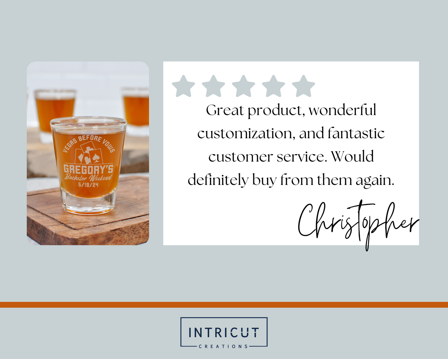 Vegas Before Vows Shot Glass | Engraved Casino Bachelor Party Favor