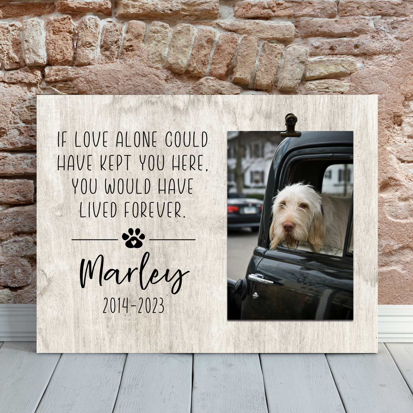 Pet Memorial Picture Frame | Pet Remembrance Gift