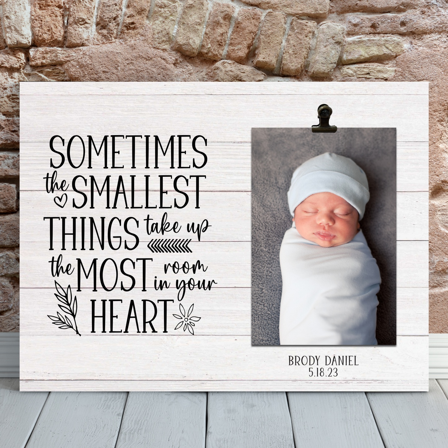 New Baby Photo Frame | Gift for New Mom