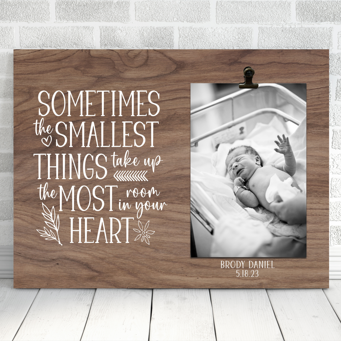 New Baby Photo Frame | Gift for New Mom