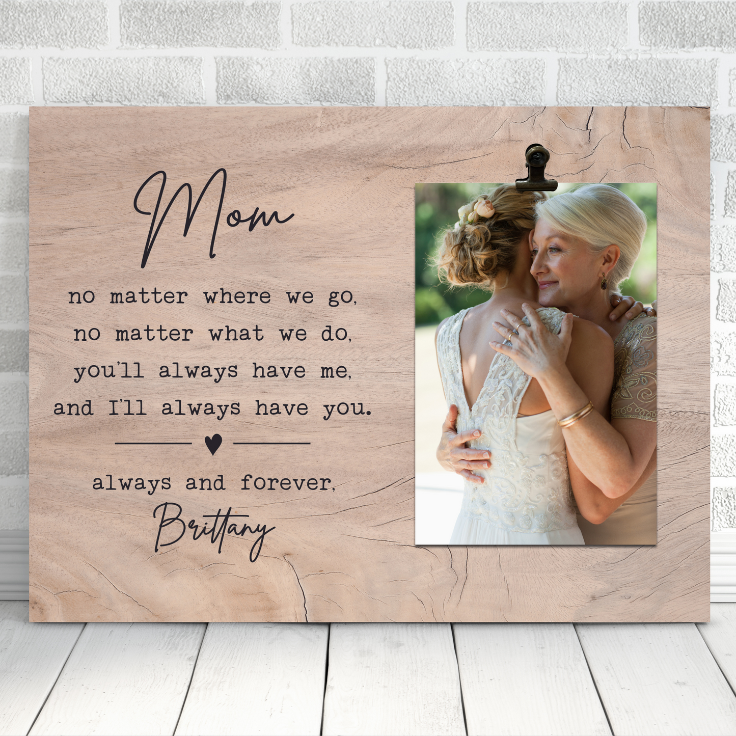 Picture Frame for Mom | Mother of the Bride Gift