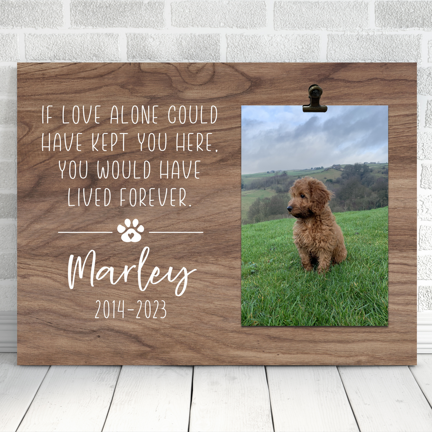 Pet Memorial Picture Frame | Pet Remembrance Gift