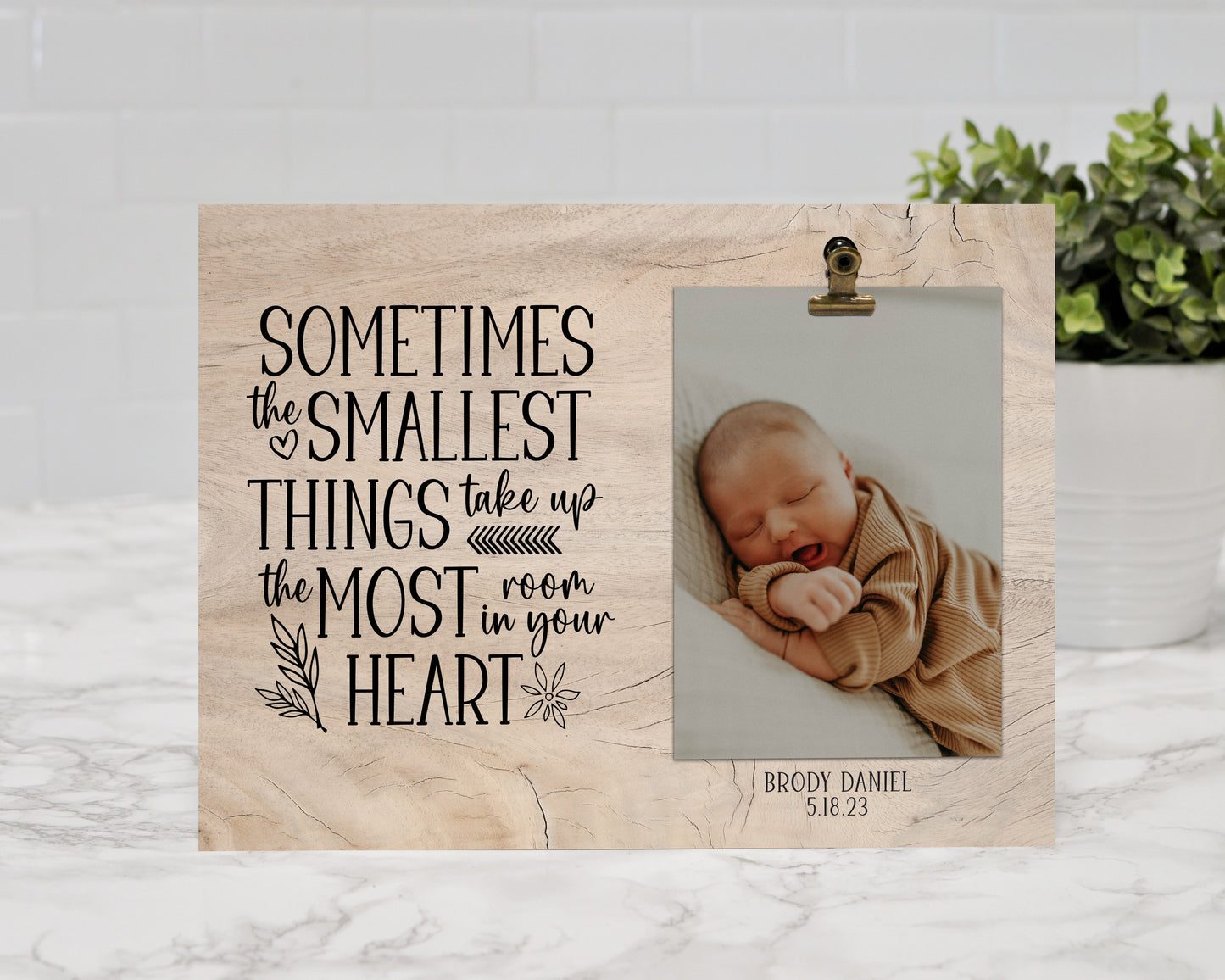 New Baby Photo Frame | Gift for New Mom