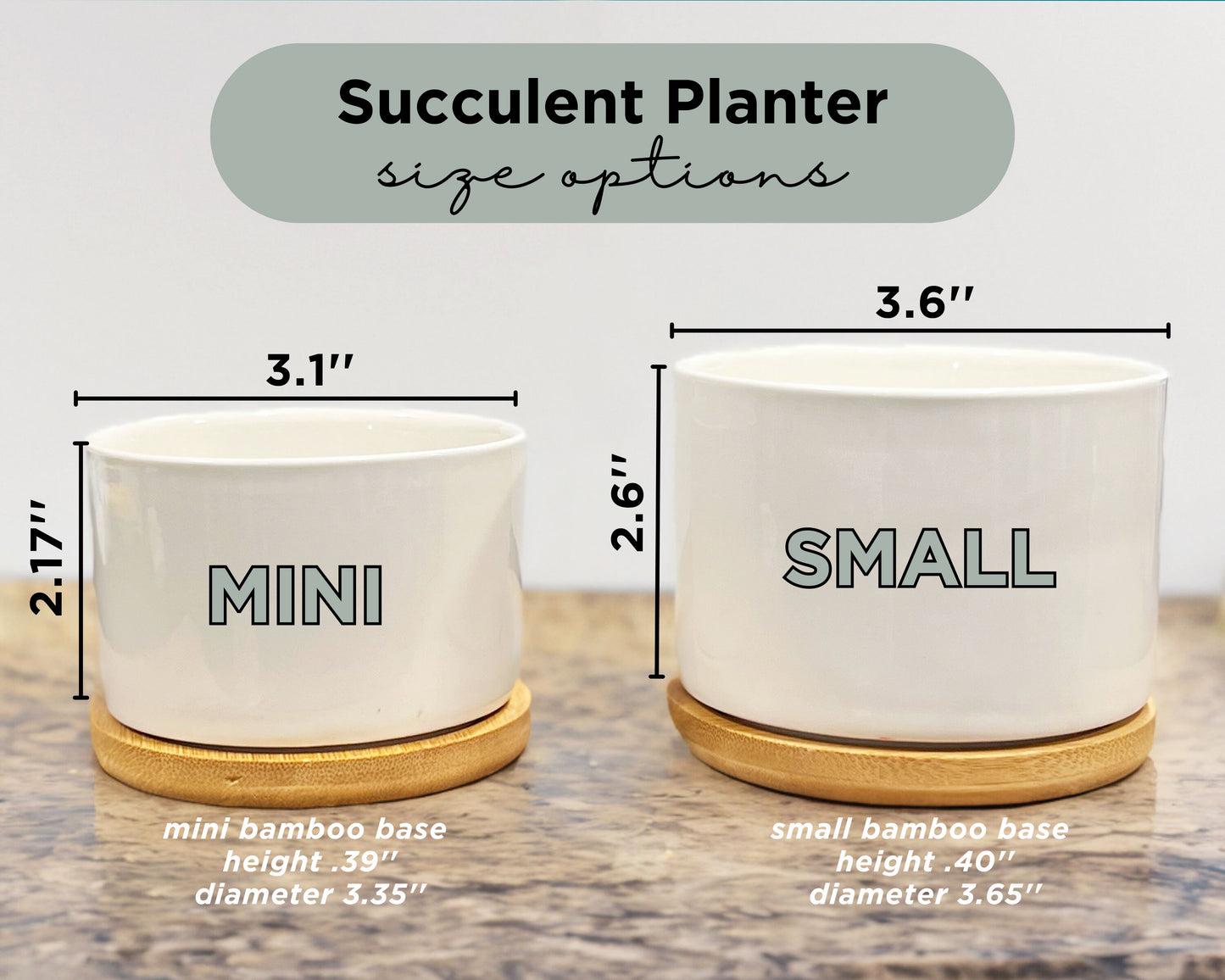 Thank You For Helping Me Grow Mini Planter | Flower Pot Teacher Gift