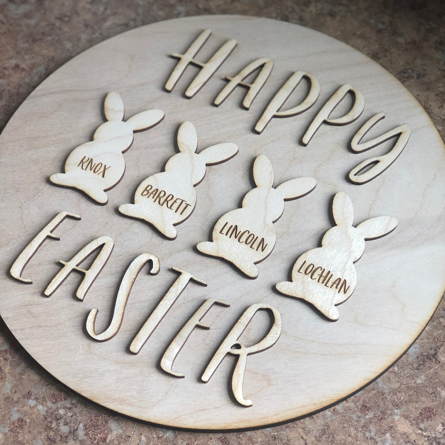 DIY Wood Sign Kit | Happy Easter - Intricut Creations