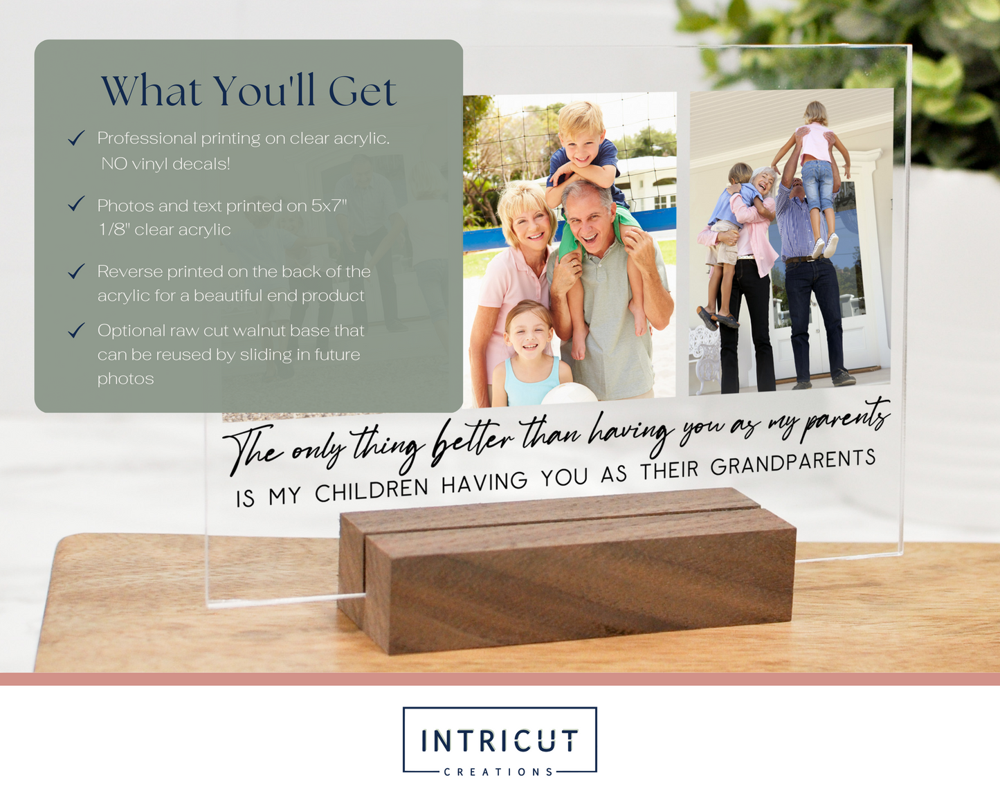 The Only Thing Better Custom Photo | Gift for Grandparents