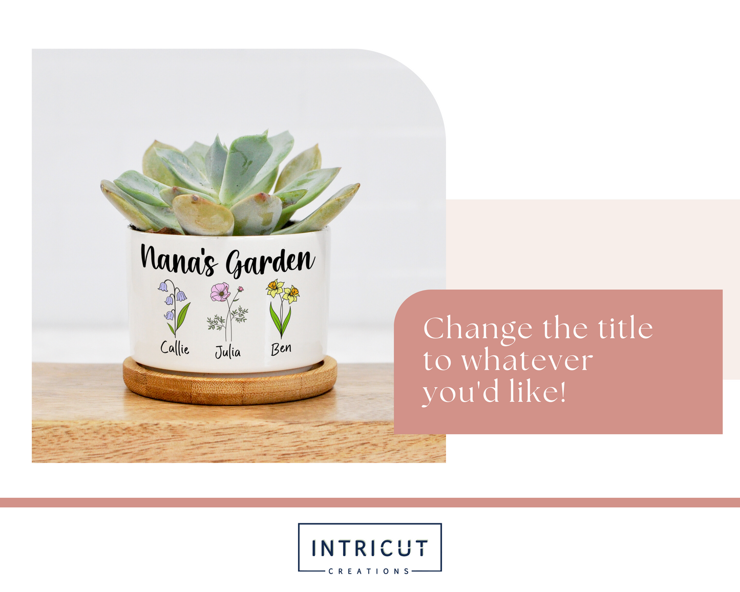 Grandma's Garden Mini Planter | Gift for Grandma