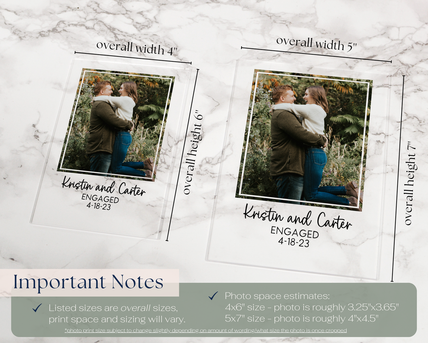 Personalized Photo Print | Freestanding Photo