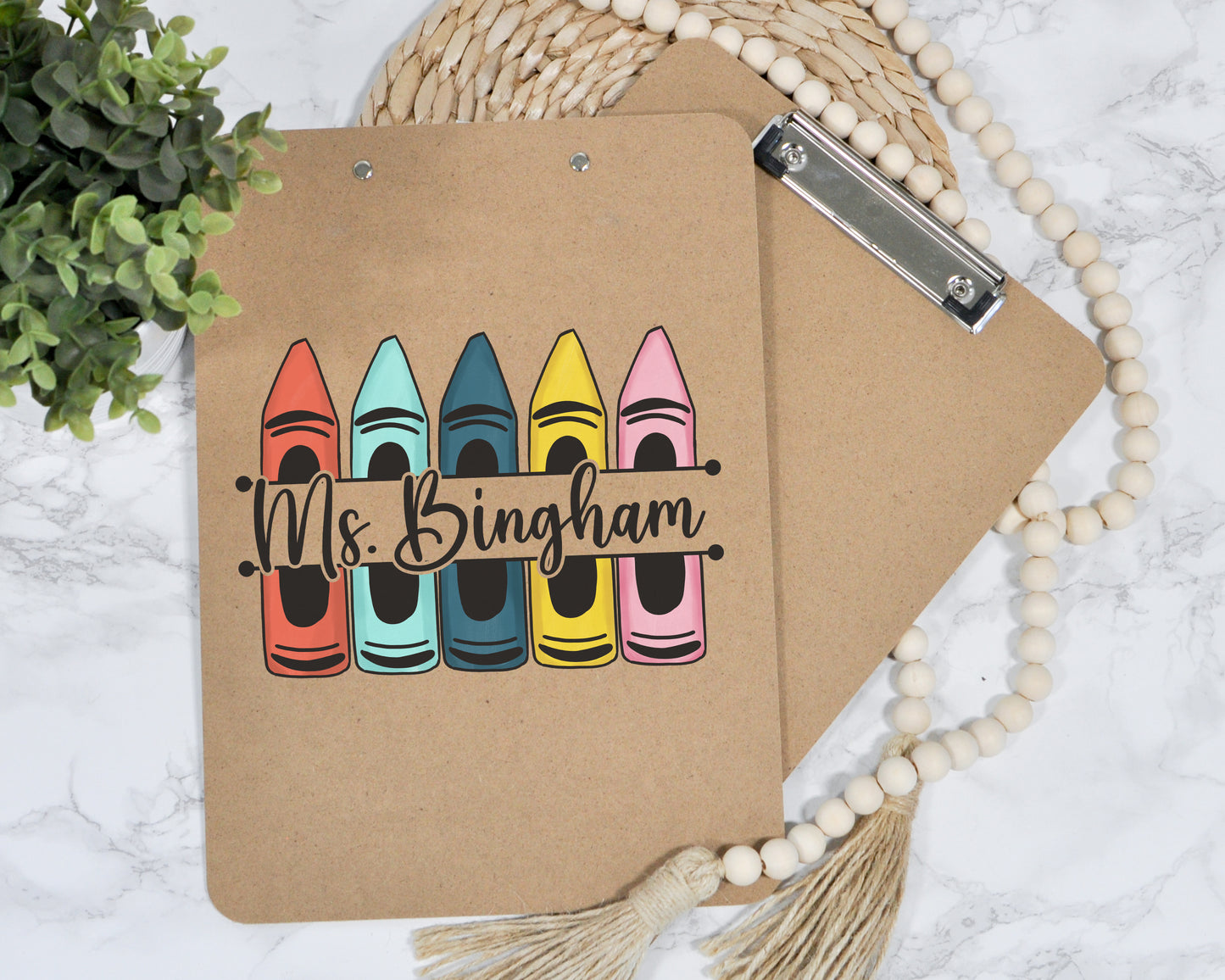 Personalized Teacher Clipboard - Teacher Appreciation Gift