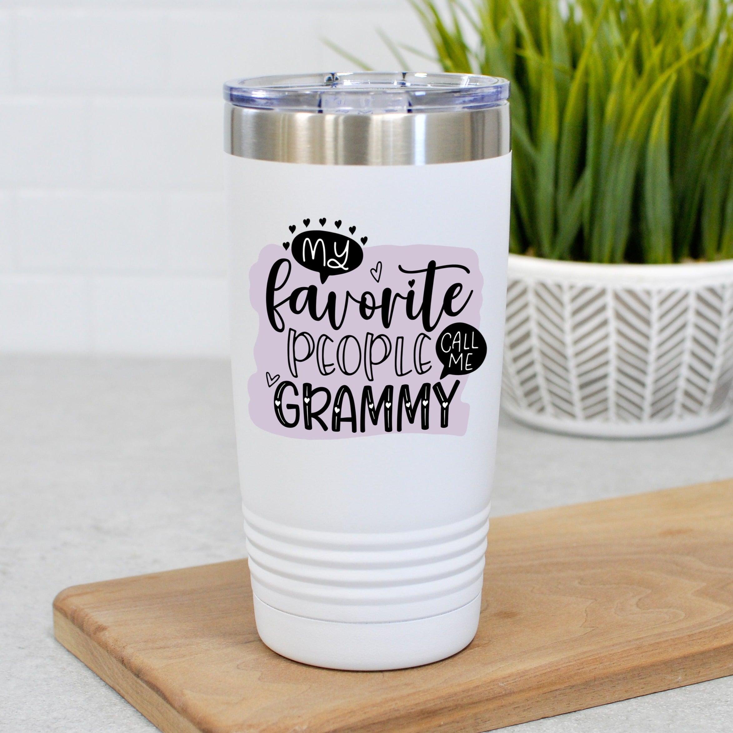 My Favorite People Call Me Mommy Tumbler | Custom Color Tumbler