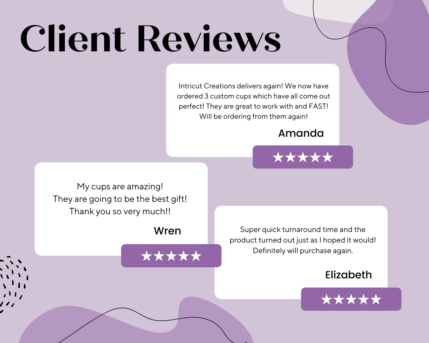client reviews