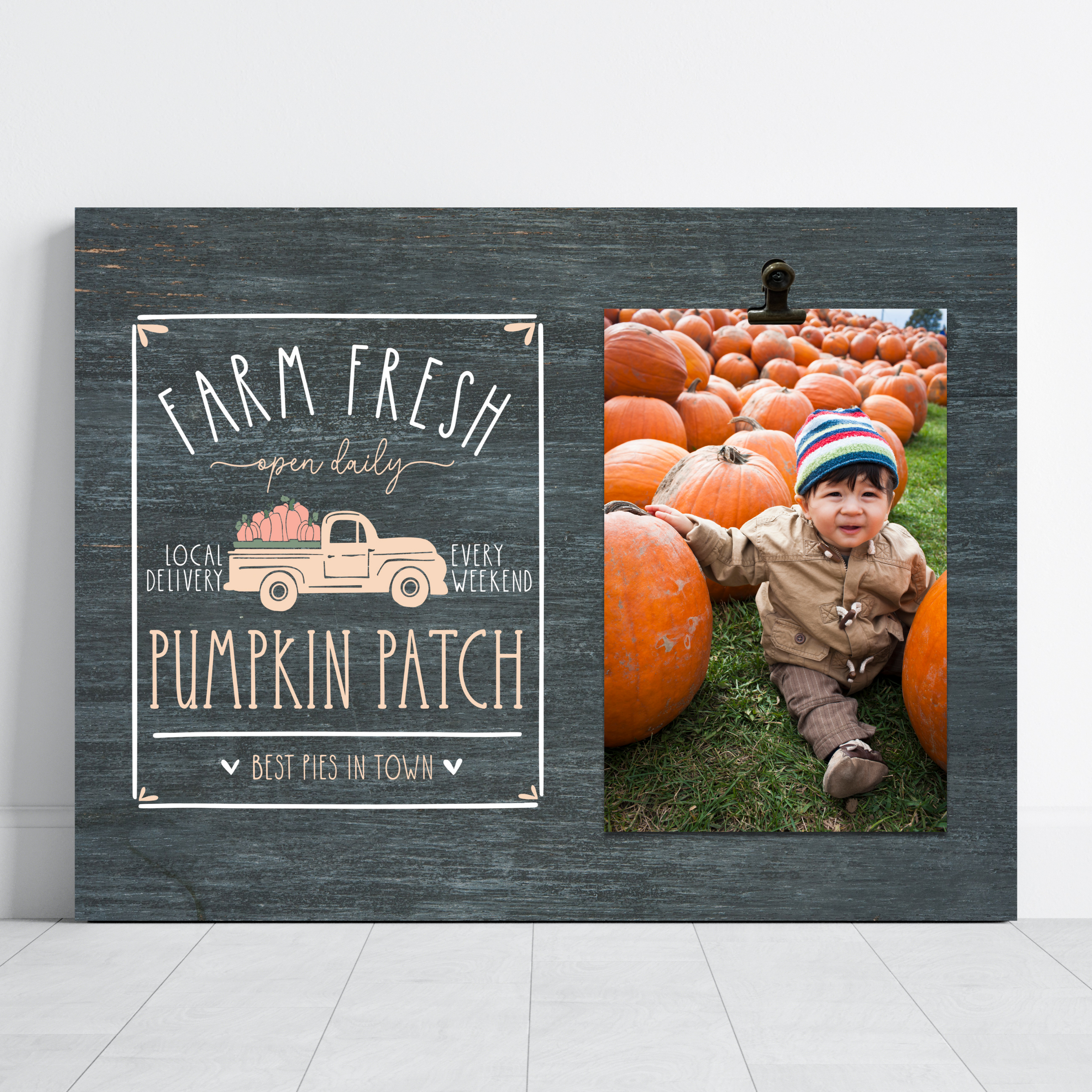 Simply Said Cartello In Legno Rustico 'Pumpkin Patch' - 25x61 Cm, Cedro Americano, Decorazione Autunnale - 2
