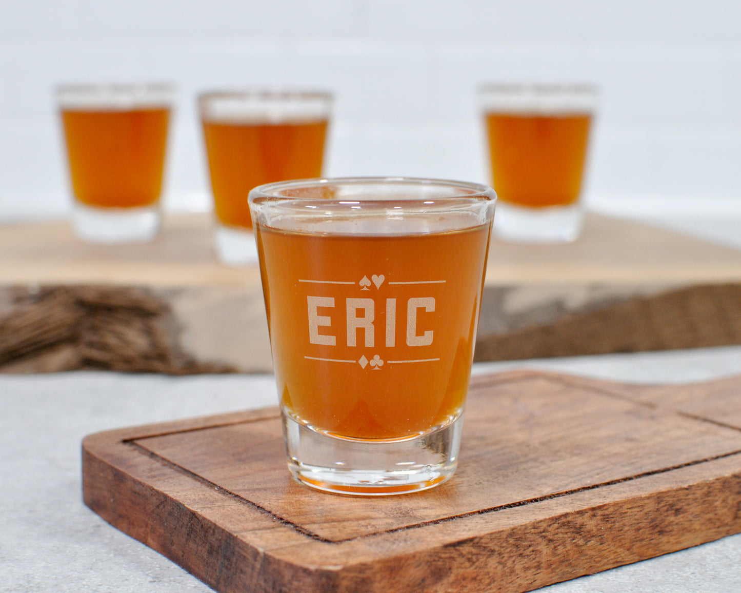 Vegas Before Vows Shot Glass | Engraved Casino Bachelor Party Favor