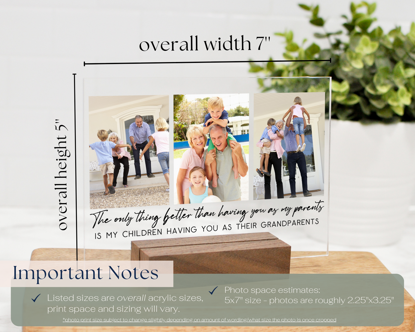 The Only Thing Better Custom Photo | Gift for Grandparents