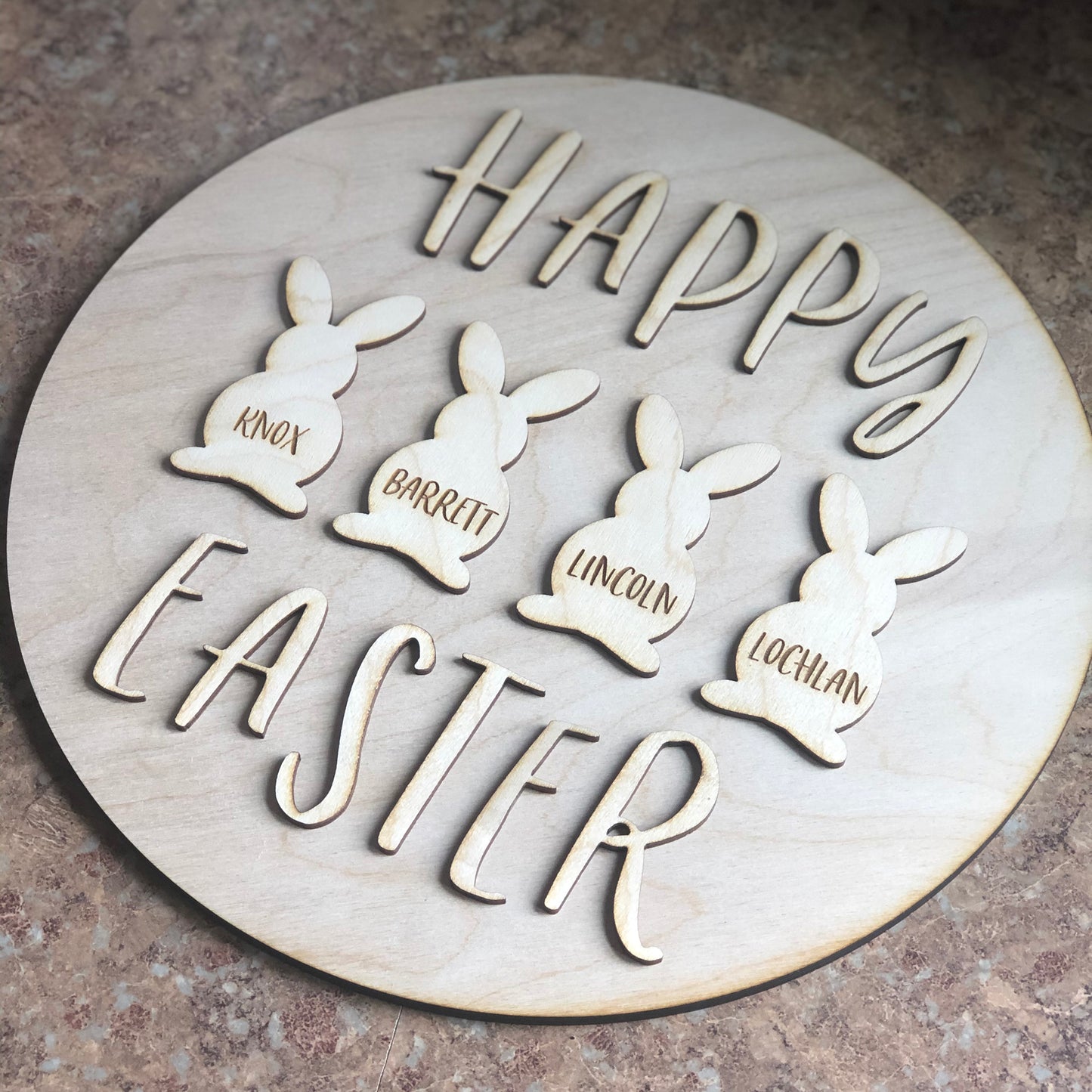 DIY Wood Sign Kit | Happy Easter - Intricut Creations