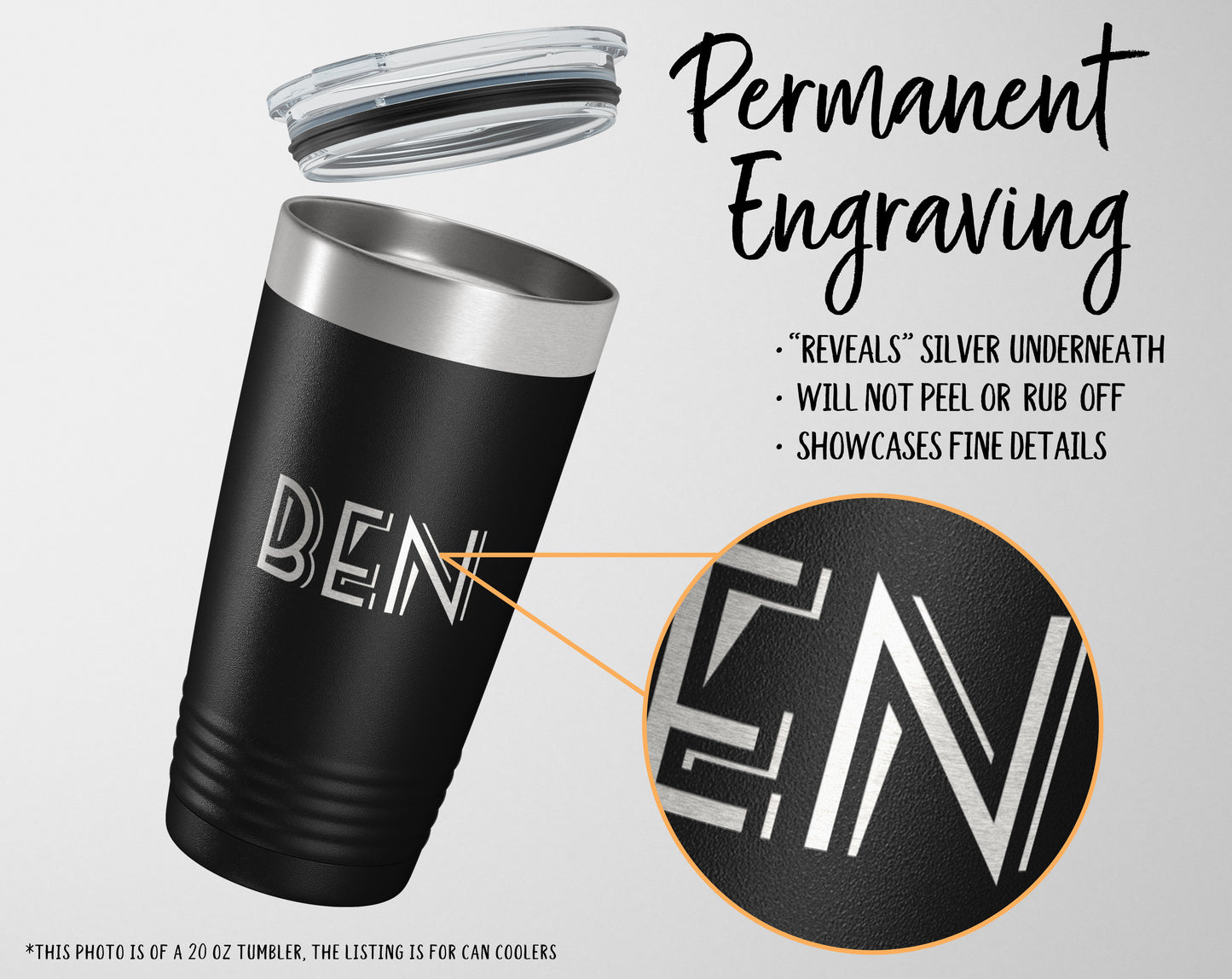 Engraved Groomsman Can Holder | Wedding Party Gift