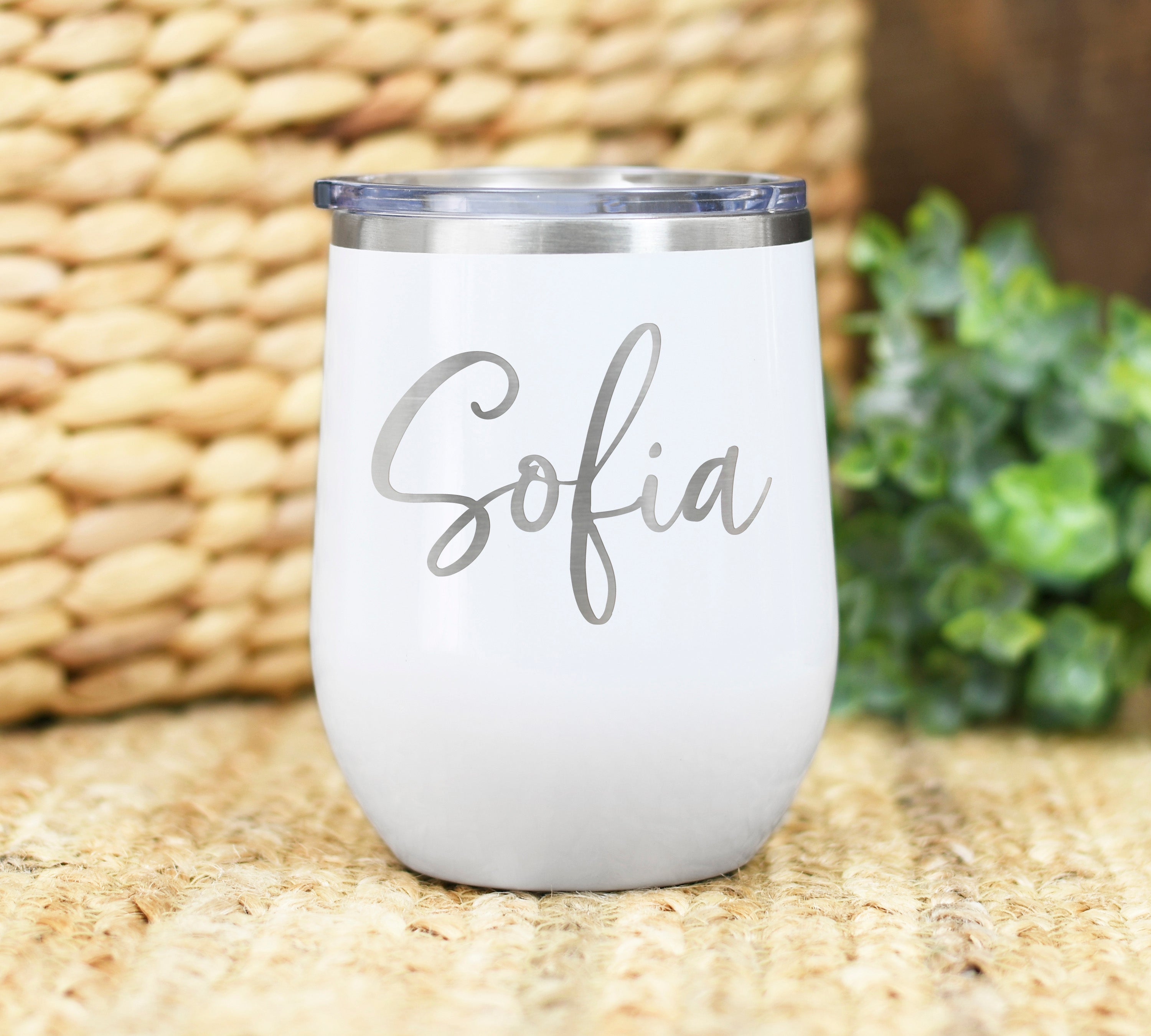 Custom Engraved Wine Tumbler